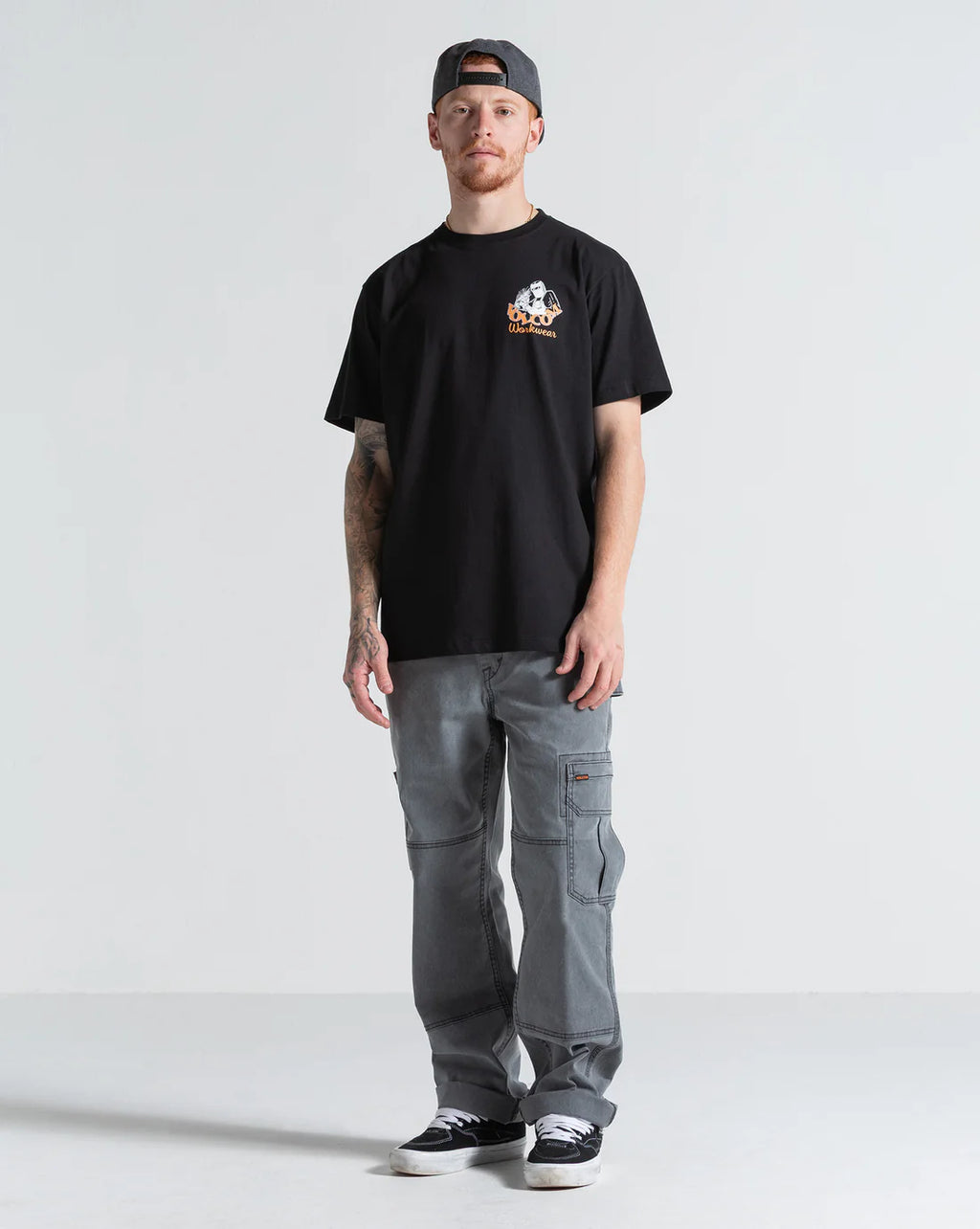 Camiseta Volcom Grindit Preta