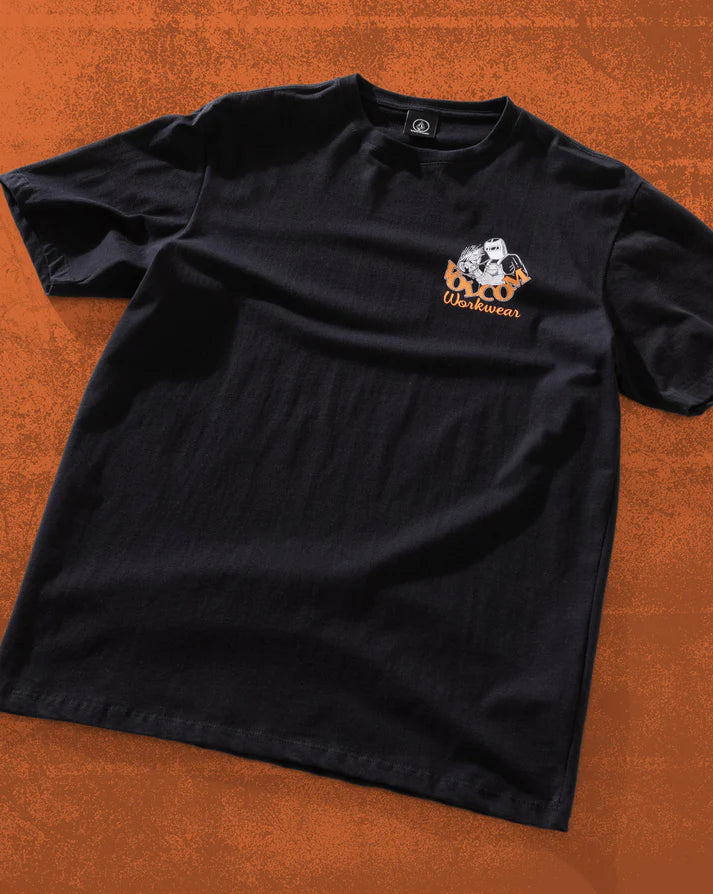 Camiseta Volcom Grindit Preta