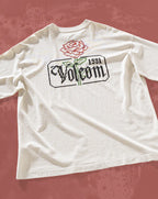 Camiseta Oversized Volcom Dia Up Off White