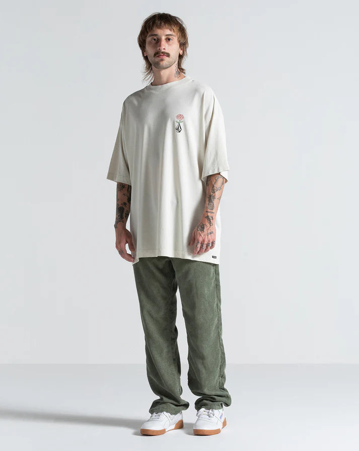 Camiseta Oversized Volcom Dia Up Off White
