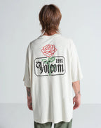 Camiseta Oversized Volcom Dia Up Off White