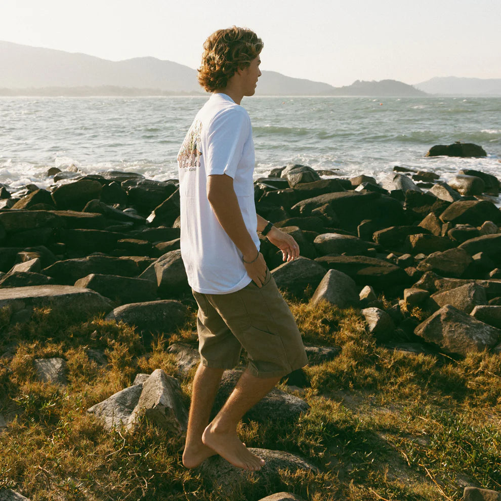 Walkshort Bege Vissla Prismo Painter