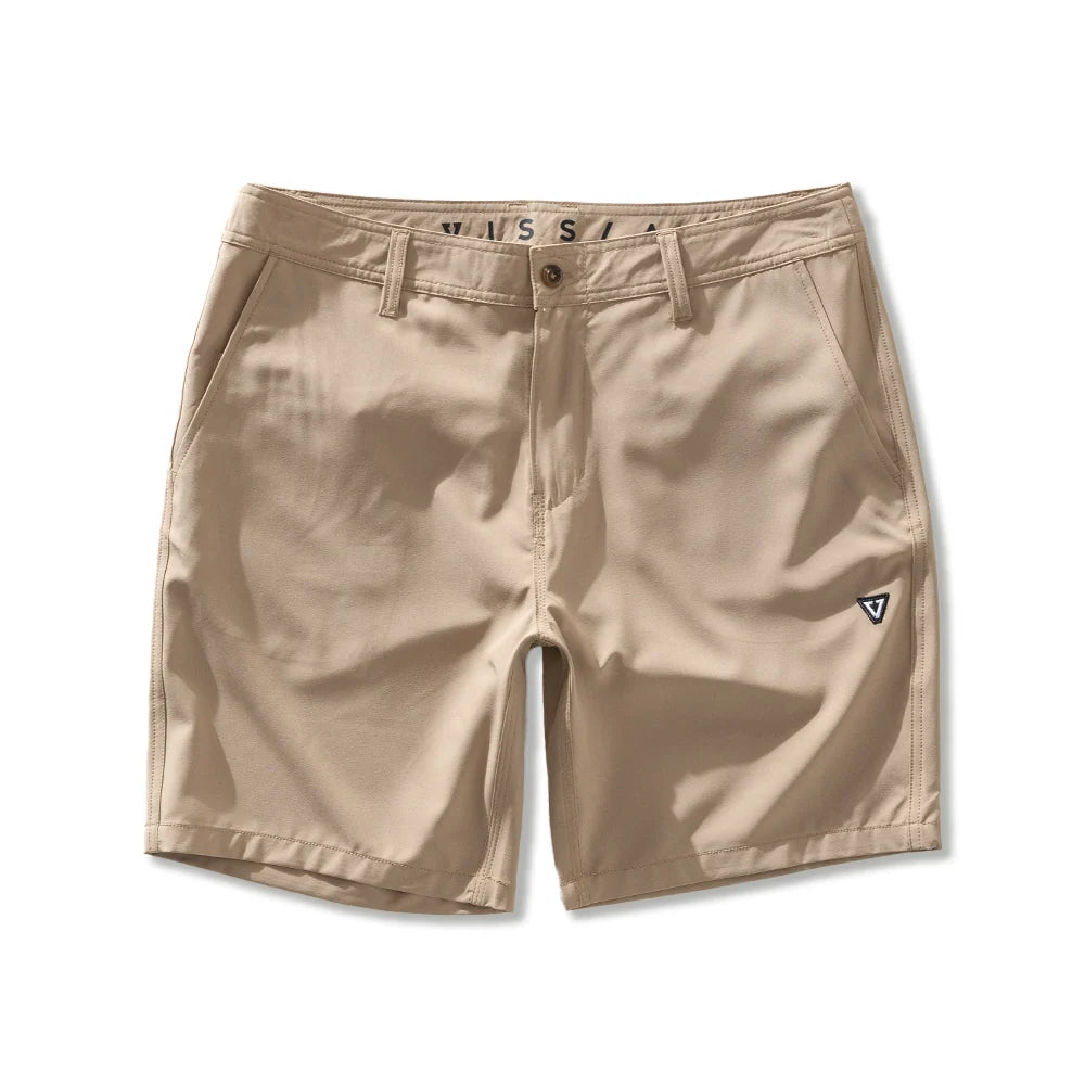 Bermuda Híbrida Vissla Cutlap Khaki 18,5"