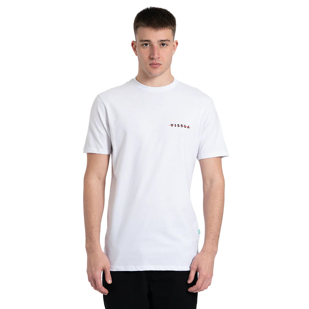 Camiseta Manga Curta Branca Vissla Skull