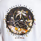 Camiseta Manga Curta Branca Vissla Skull