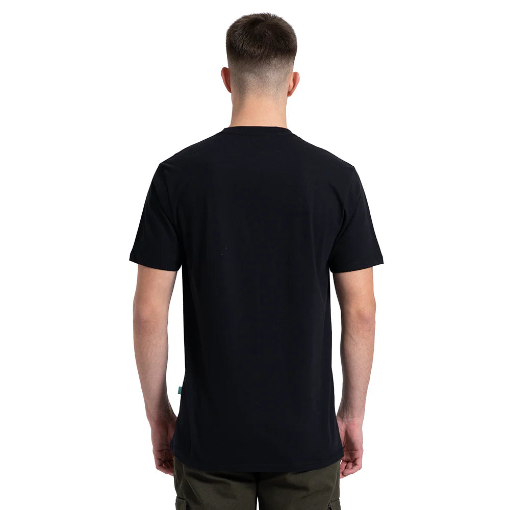 Camiseta Manga Curta Preta Vissla Established