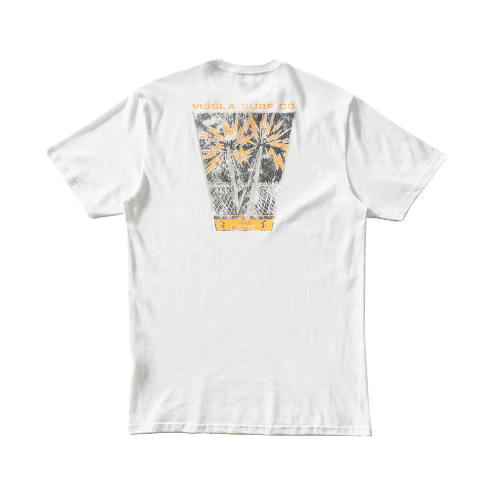 Camiseta Manga Curta Branca Vissla Voltage