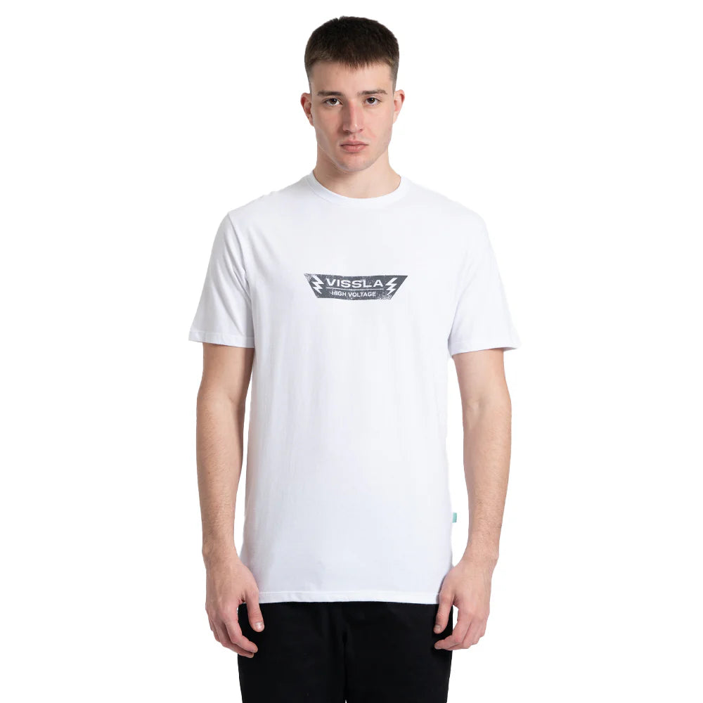 Camiseta Manga Curta Branca Vissla Voltage