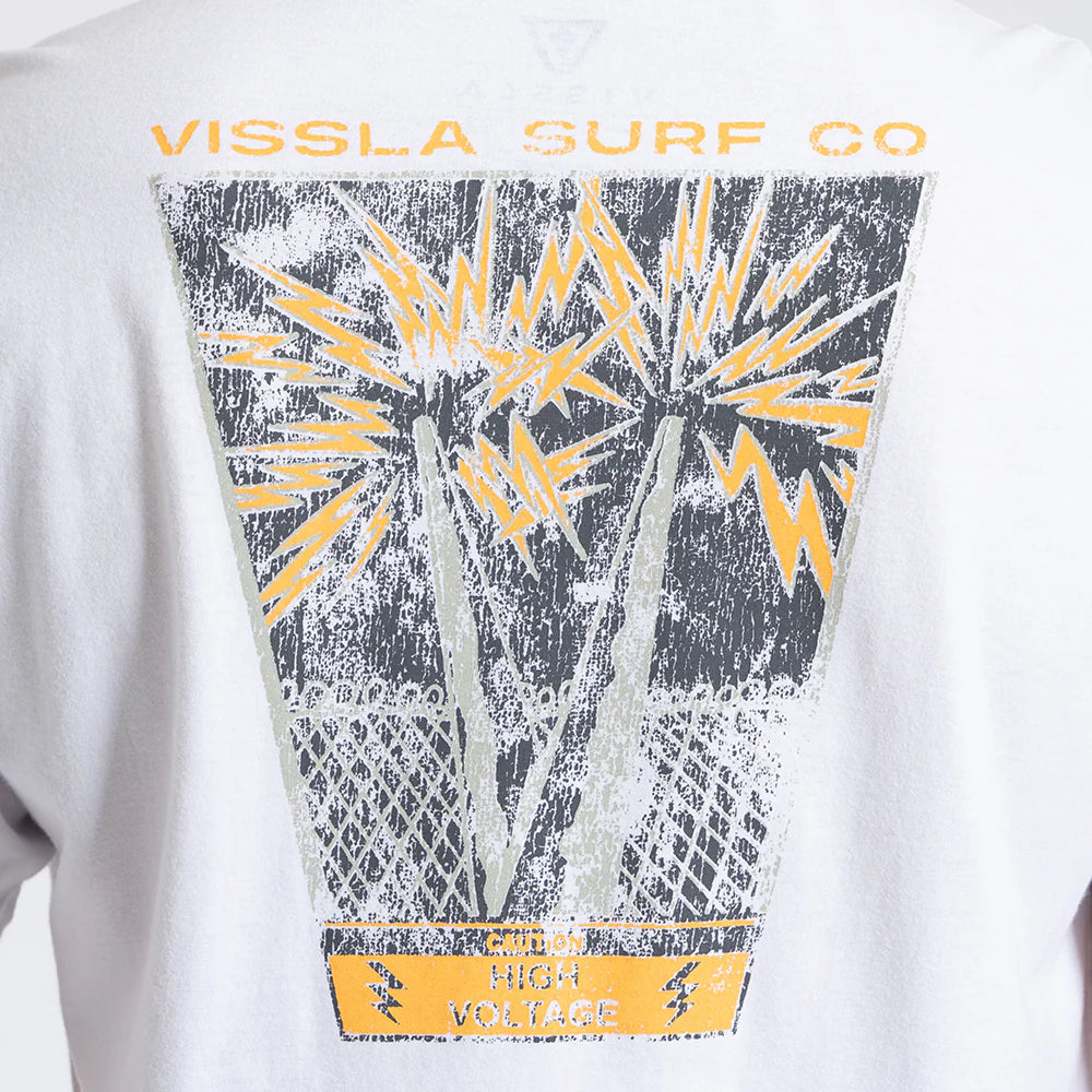 Camiseta Manga Curta Branca Vissla Voltage
