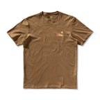 Camiseta Vissla Wave Pool Warriors Marrom Manga Curta