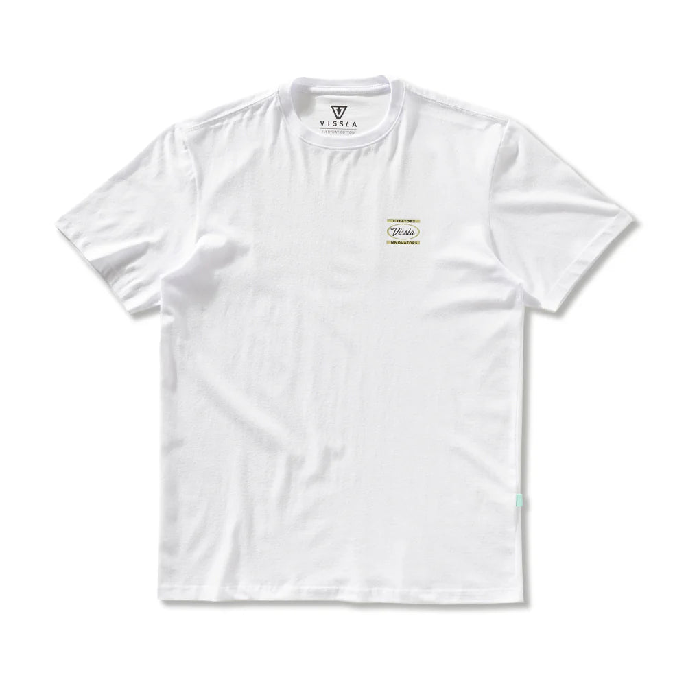 Camiseta Vissla Creators Gathering Branca Manga Curta