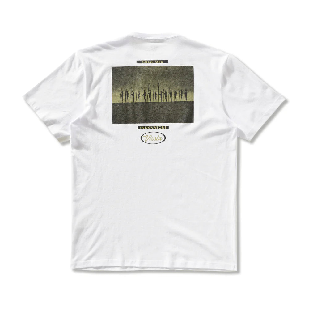 Camiseta Vissla Creators Gathering Branca Manga Curta