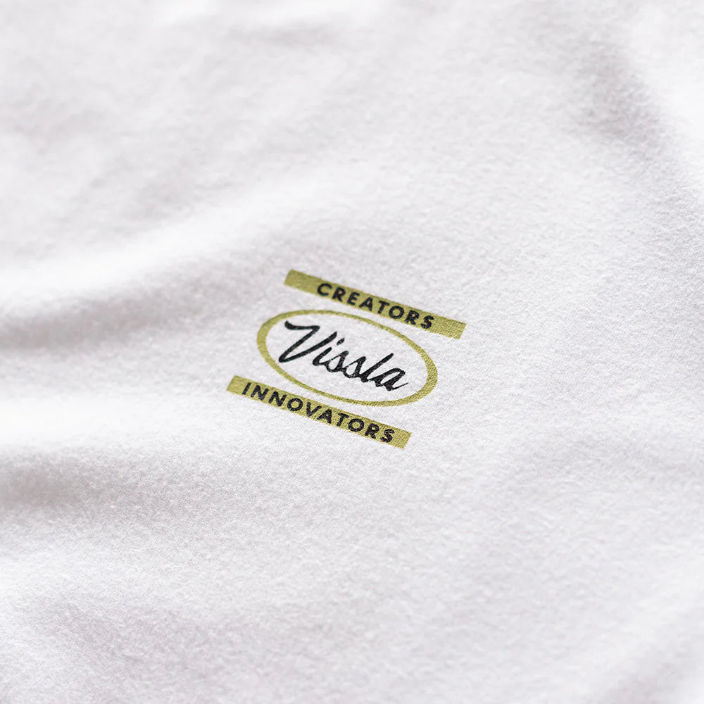 Camiseta Vissla Creators Gathering Branca Manga Curta