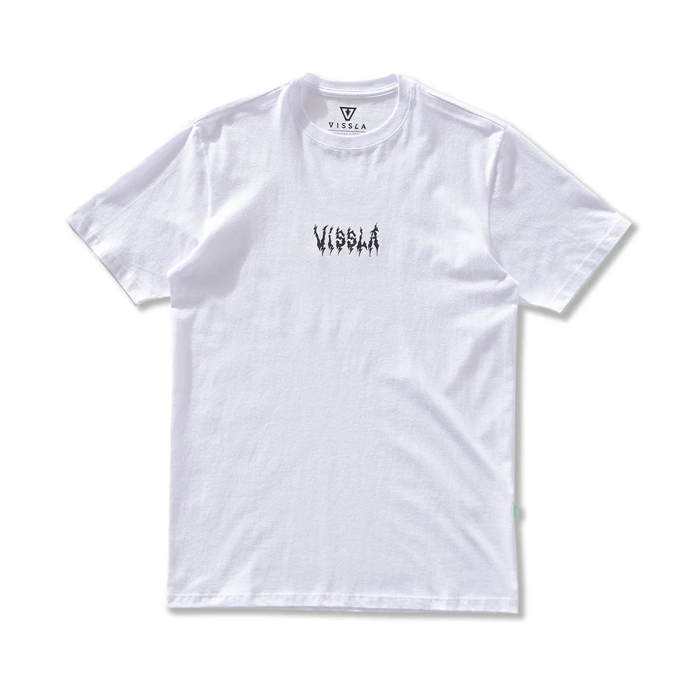 Camiseta Manga Curta Branca Vissla Dagger