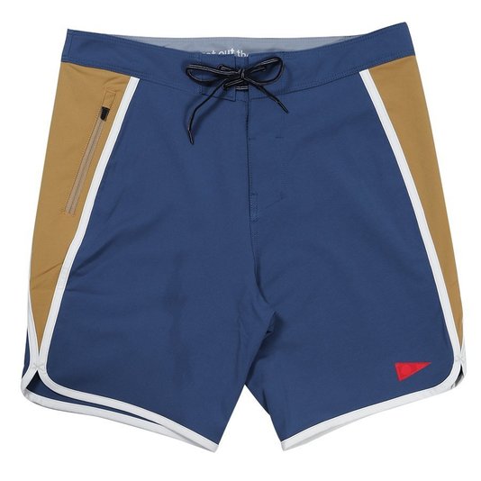 Bermuda Florence Burgee S2 Azul Marinho/Caramelo