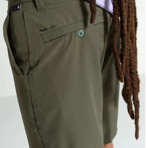 Bermuda Híbrida Volcom Cross Shred Squadron Green