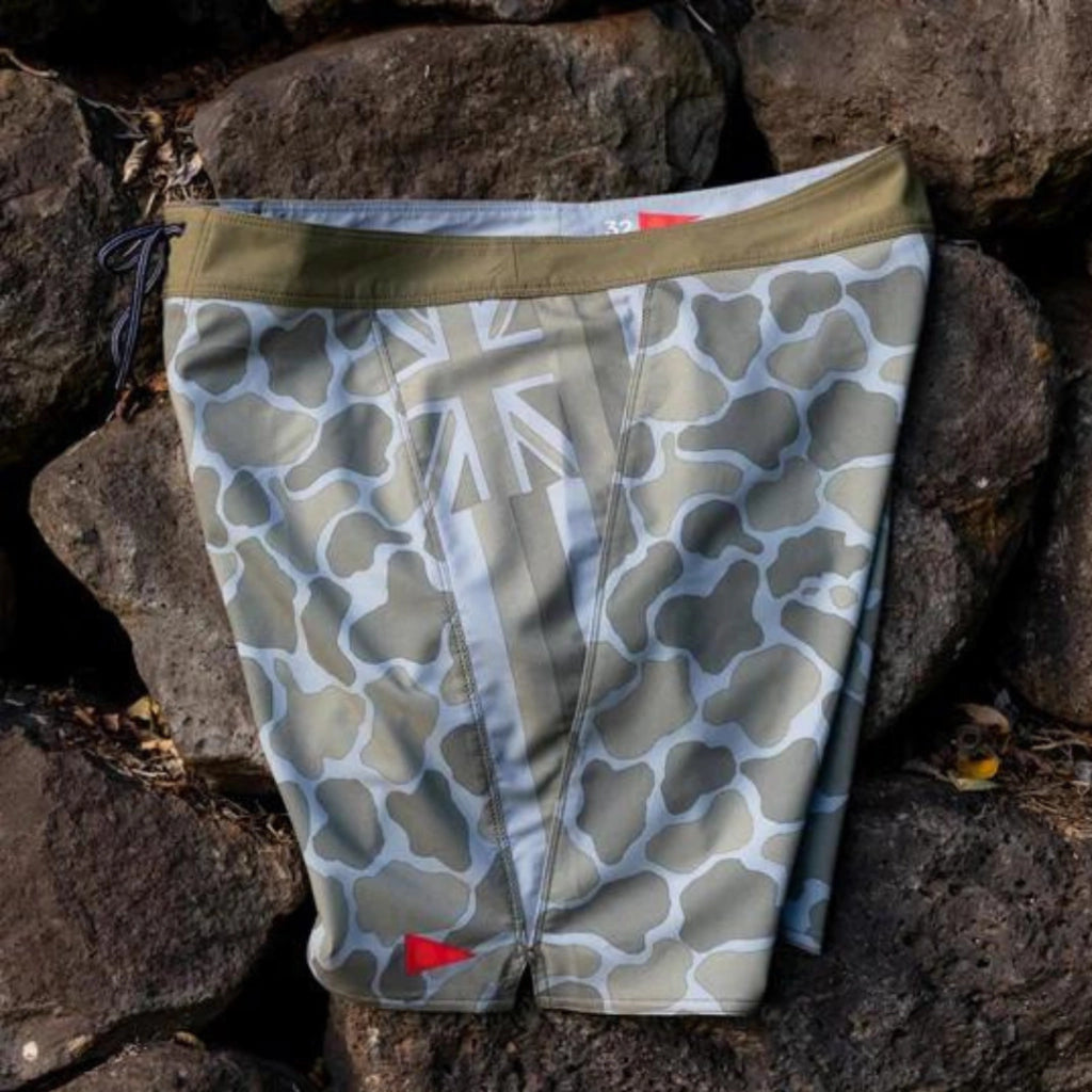Boardshort Florence F1 Pro Hawaii Camo Oliva