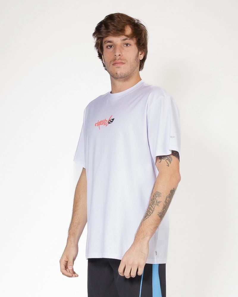 Camiseta Rip Curl Script Signature Gm White