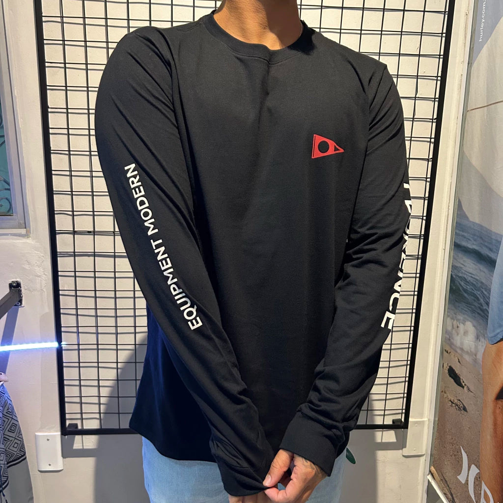 Camiseta Manga Longa Formula S1 Preto Florence