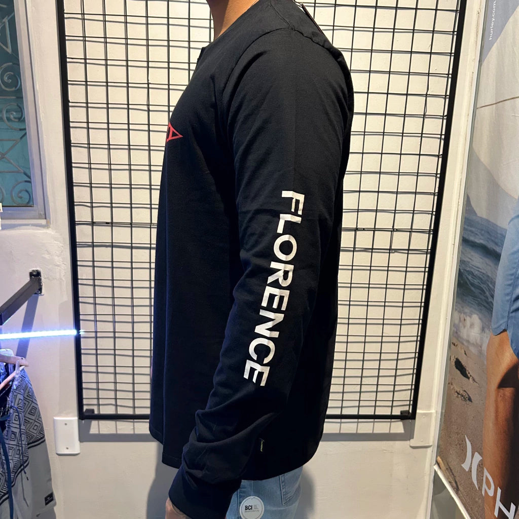 Camiseta Manga Longa Formula S1 Preto Florence