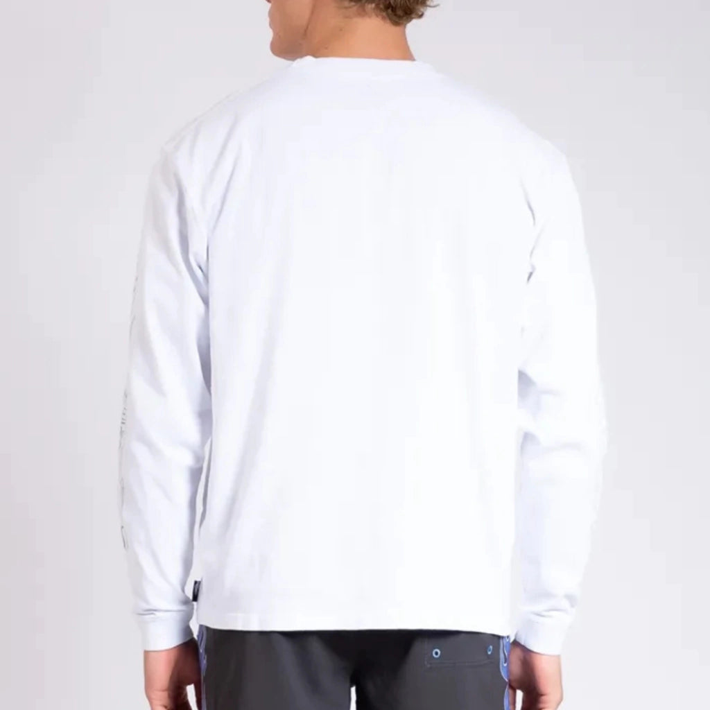 Camiseta Rip Curl Medina Flame Manga Longa - importado WHITE
