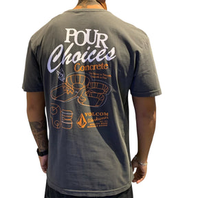 Camiseta Volcom Pour Choices Preto