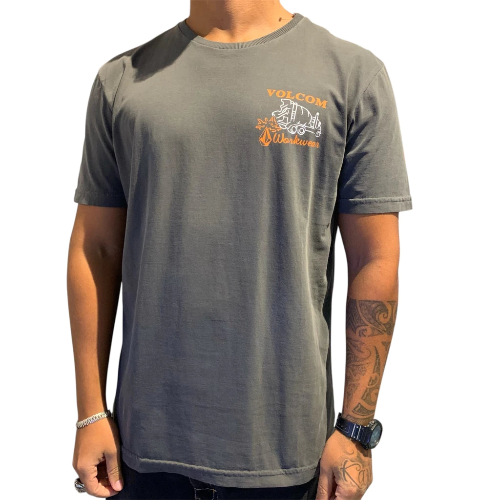 Camiseta Volcom Pour Choices Preto