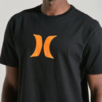 CAMISETA PRETA MANGA CURTA HURLEY ICON TAMANHO ESPECIAL