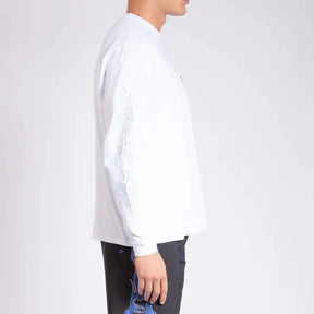 Camiseta Rip Curl Medina Flame Manga Longa - importado WHITE