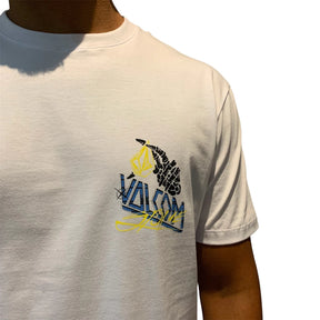 CAMISETA VOLCOM DROPPED BRANCA