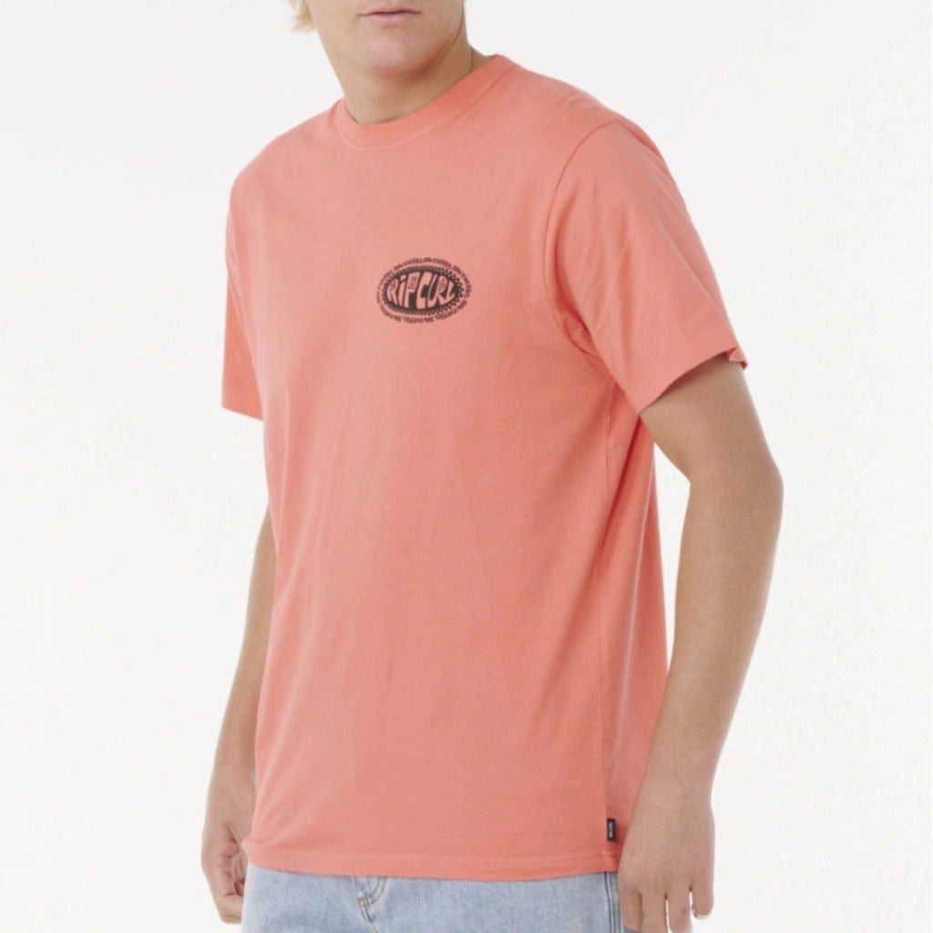 Camiseta Rip Curl Oval GM Rose