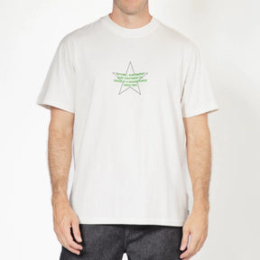 Camiseta Raw Energy Higher Star Off White Oversized