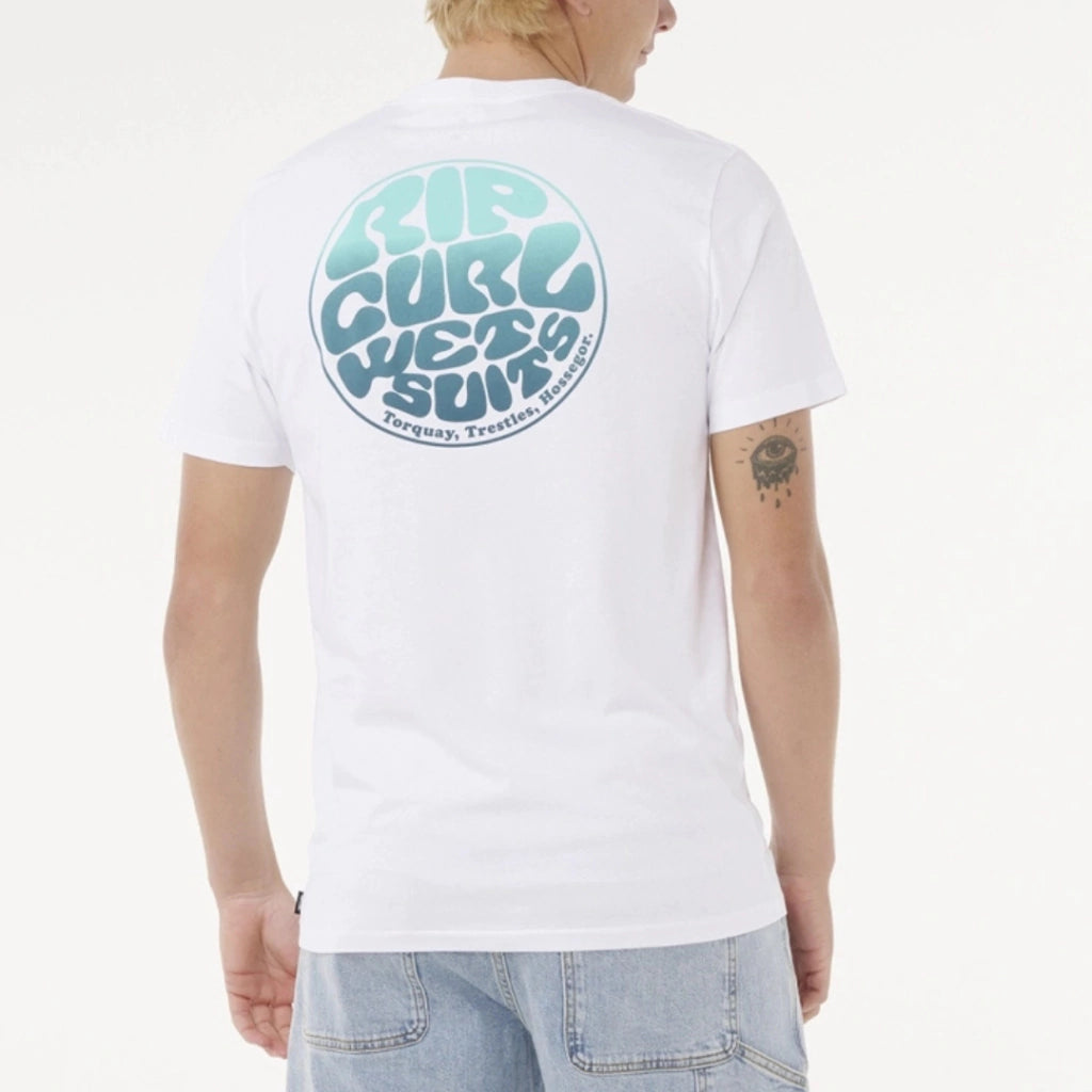 Camiseta Rip Curl Wettie Passage Icon White