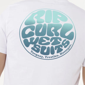 Camiseta Rip Curl Wettie Passage Icon White