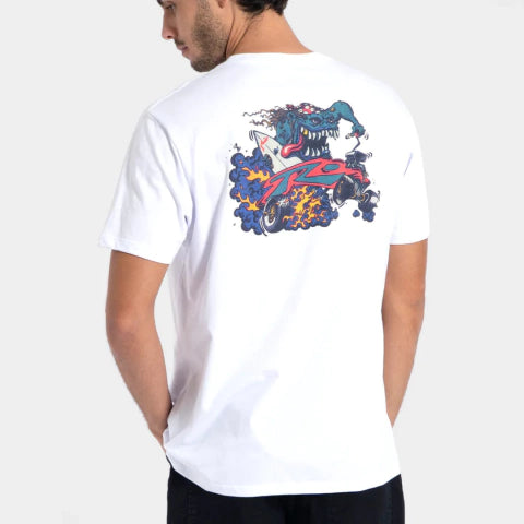 Camiseta Manga Curta Branca Rusty Comics