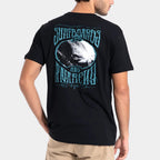 Camiseta Manga Curta Preta Rusty Psychedelic