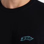 Camiseta Manga Curta Preta Rusty Psychedelic