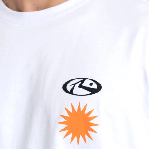 Camiseta Manga Curta Branca Rusty Purity