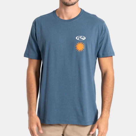 Camiseta Manga Curta Azul Rusty Purity