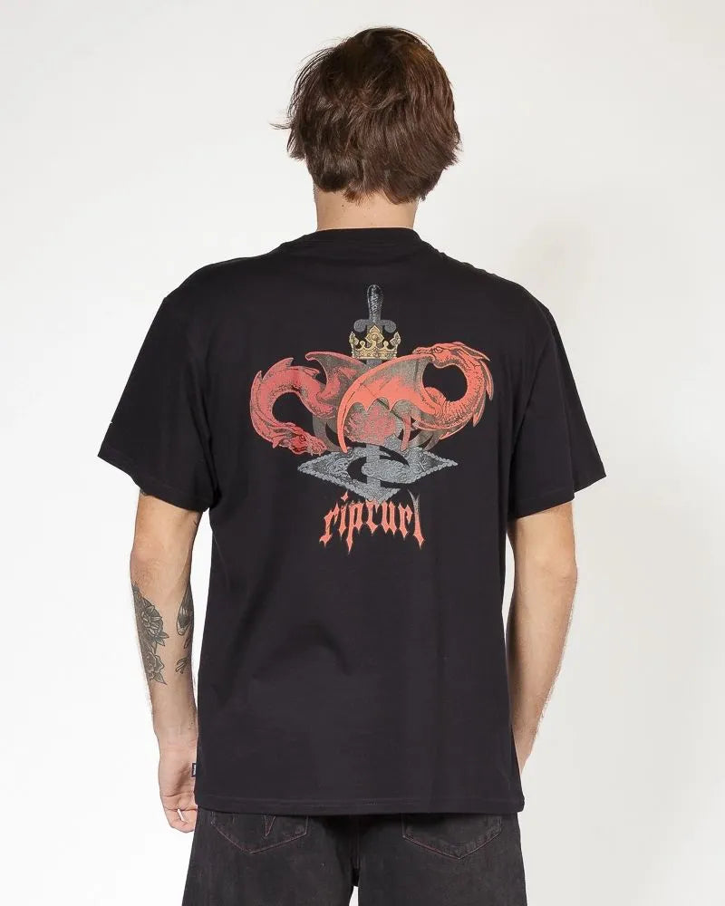 Camiseta Rip Curl Dragon Black