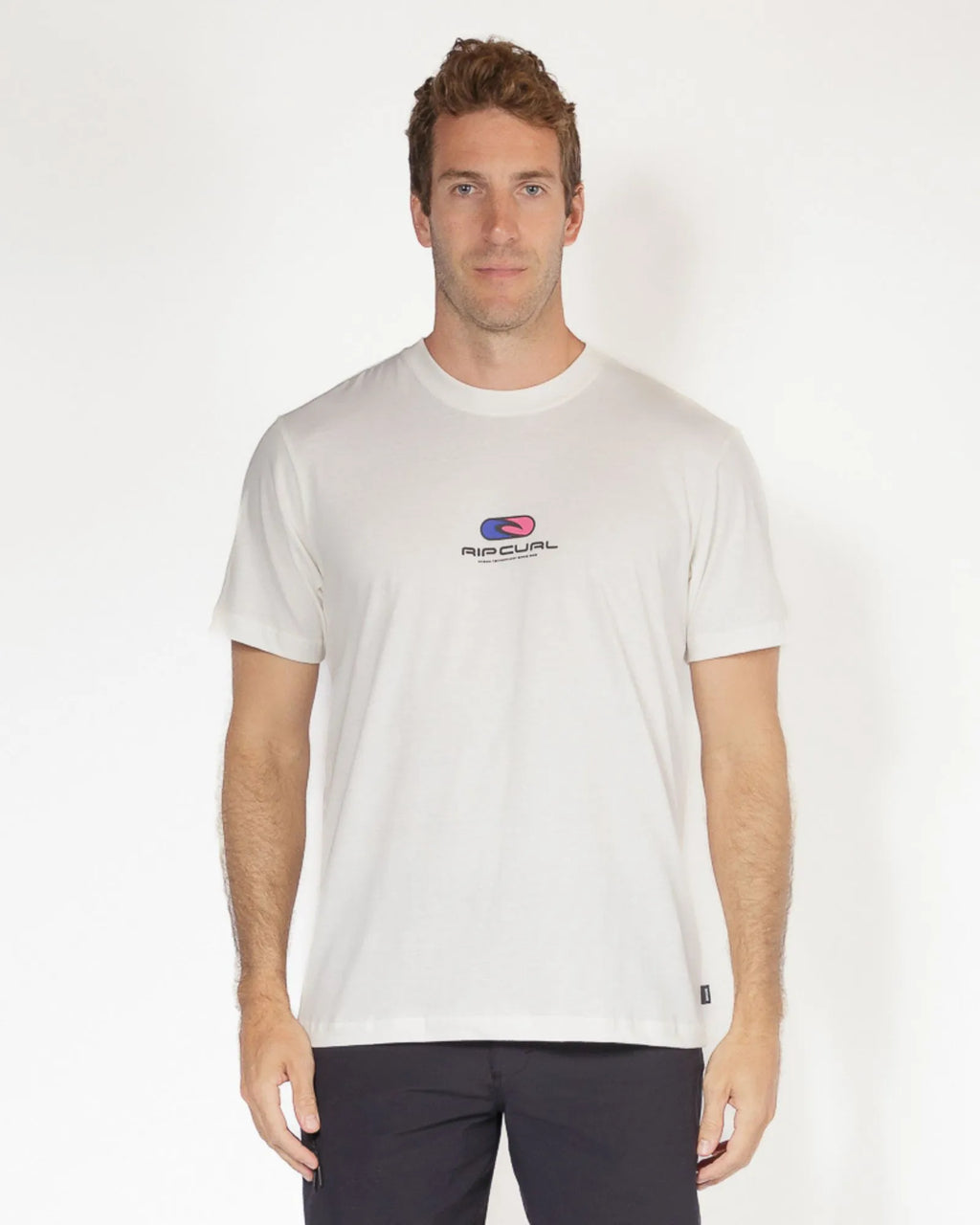 Camiseta Rip Curl Pill Icon Basic Bone