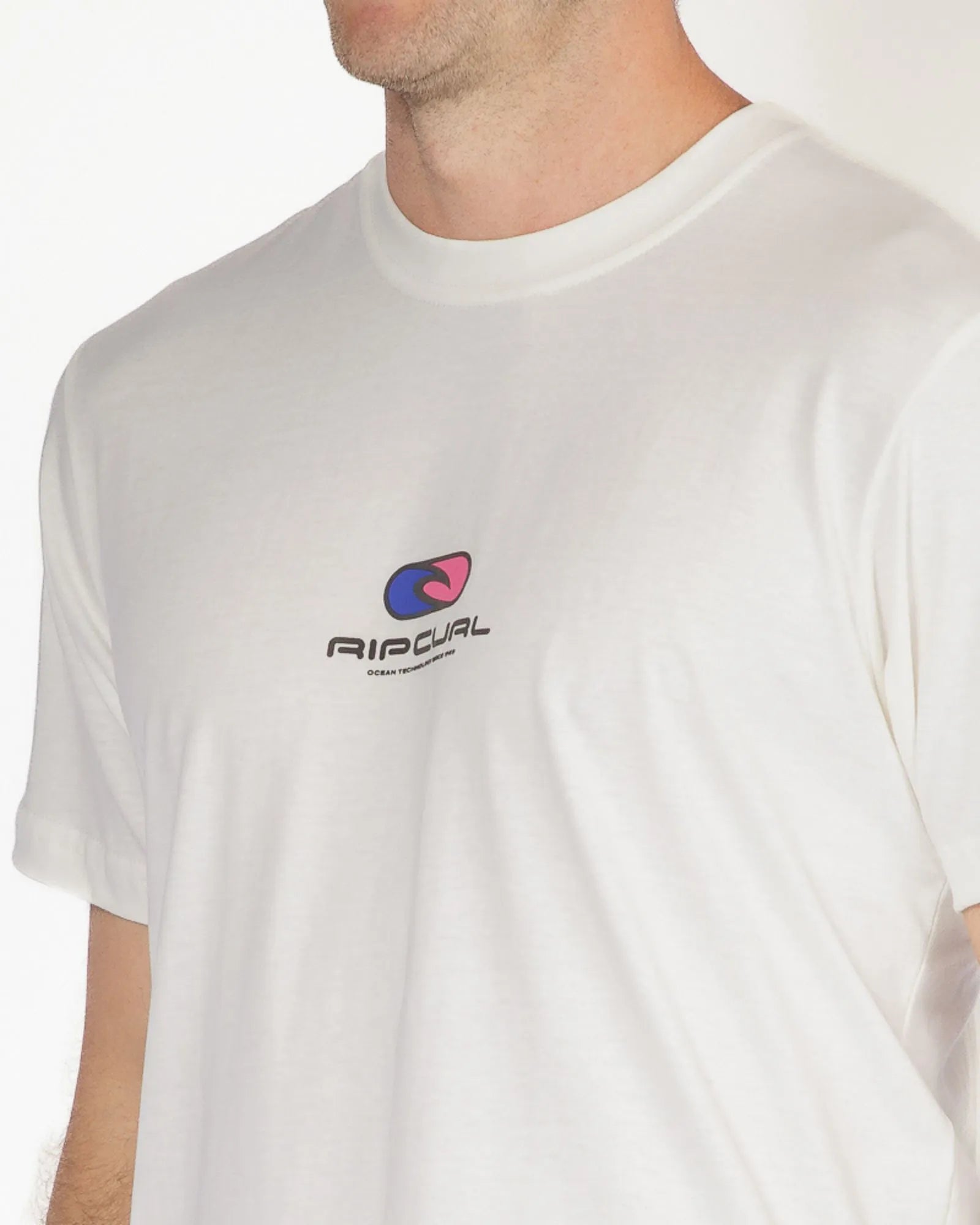 Camiseta Rip Curl Pill Icon Basic Bone