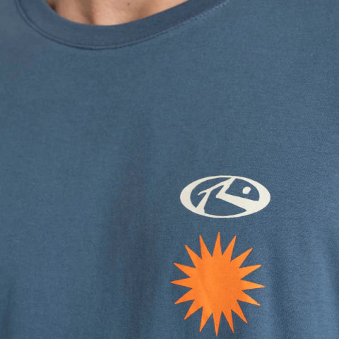 Camiseta Manga Curta Azul Rusty Purity