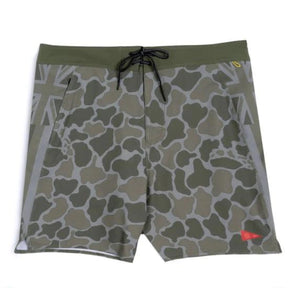Boardshort Florence F1 Pro Hawaii Camo Oliva