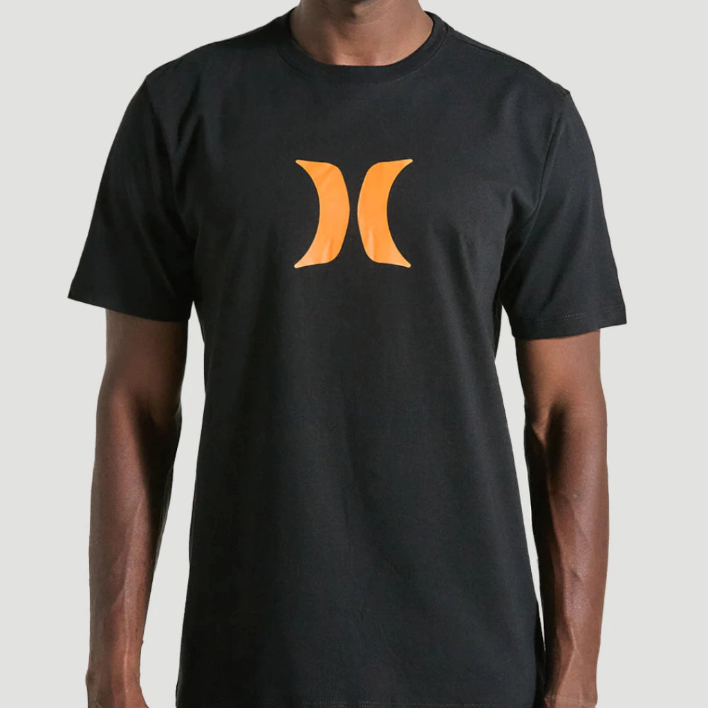 CAMISETA PRETA MANGA CURTA HURLEY ICON TAMANHO ESPECIAL