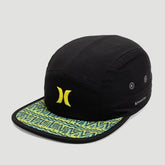 BONÉ PHANTOM ABA RETA FIVE PANEL PRETO HURLEY RETRÔ WAVES