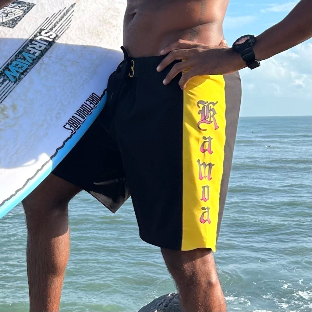 BOARDSHORT KAMOA SUN DROP 1 BLACK