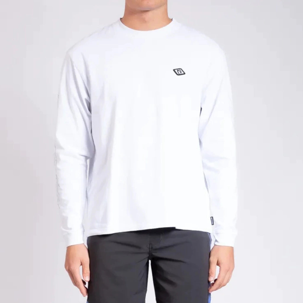 Camiseta Rip Curl Medina Flame Manga Longa - importado WHITE