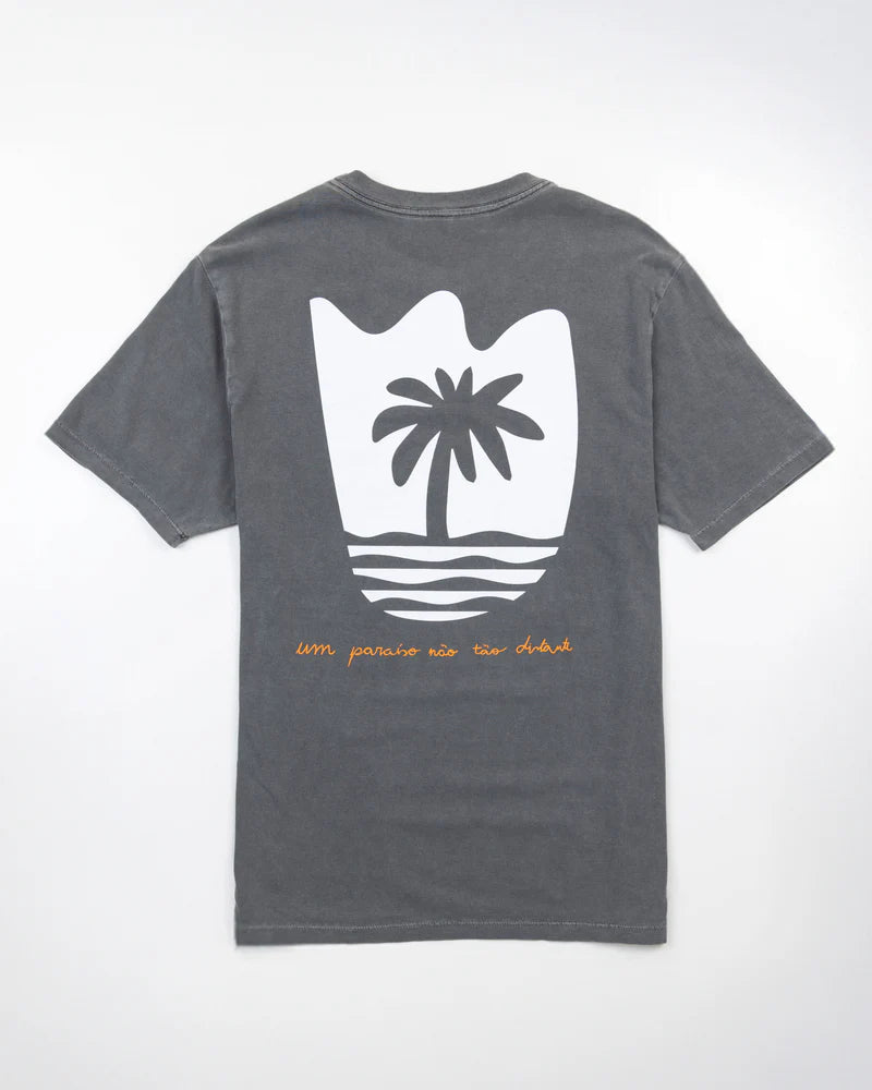 T-Shirt TVB Paraíso Não Distante Preto Stone