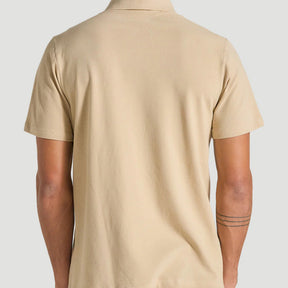 Camisa Gola Polo Bege Hurley Weekend